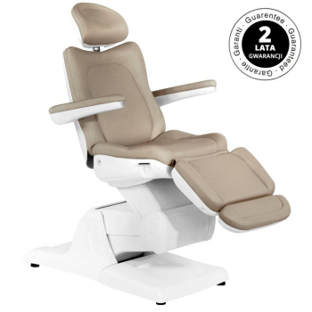 ActivShop FOTEL KOSMETYCZNY ELEKTR. AZZURRO 870 3 SILN. CAPPUCCINO